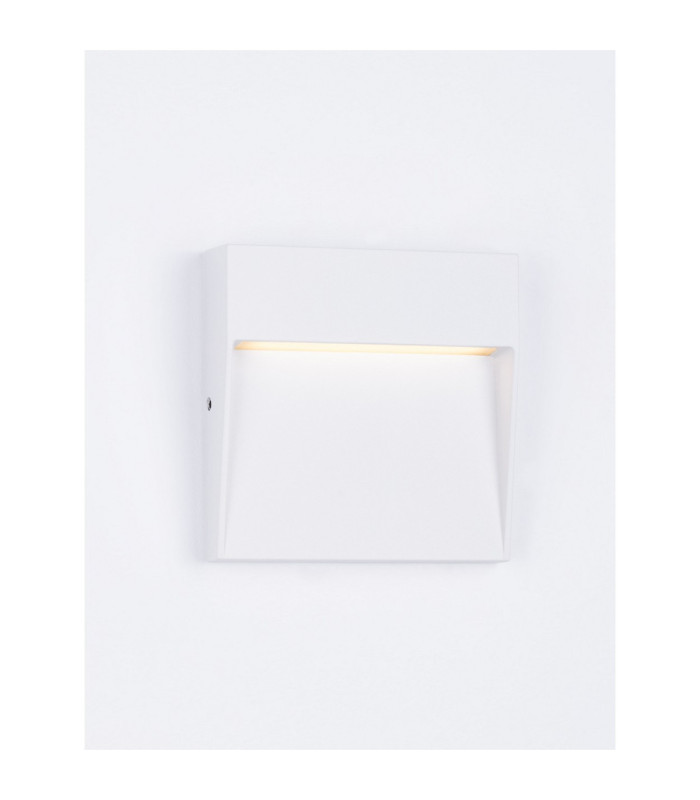 Toby Outdoor Flush Wall Lamp Sandy White LED 3W 91lm IP54 3000K-4