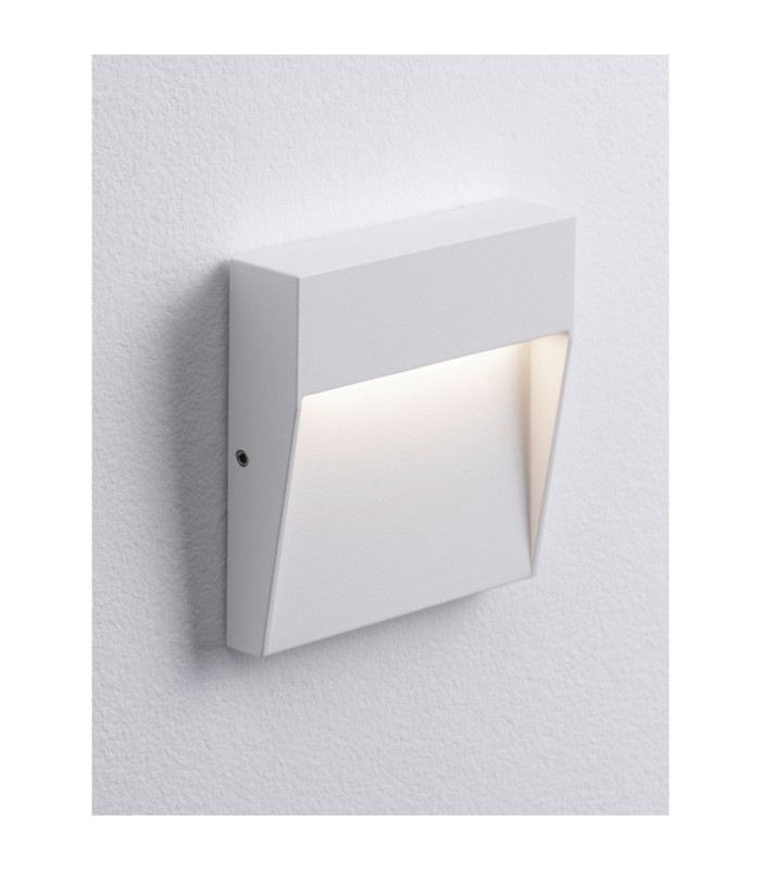 Toby Outdoor Flush Wall Lamp Sandy White LED 3W 91lm IP54 3000K-5