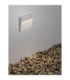 Toby Outdoor Flush Wall Lamp Sandy White LED 3W 91lm IP54 3000K-6