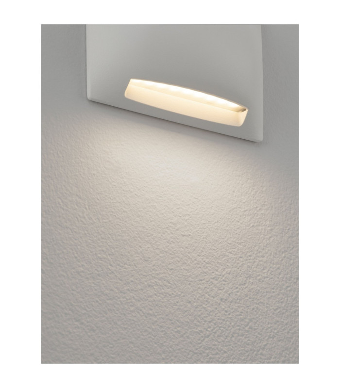 Sub Outdoor Flush Wall Lamp Sandy White LED 5W 225lm IP65 3000K-6