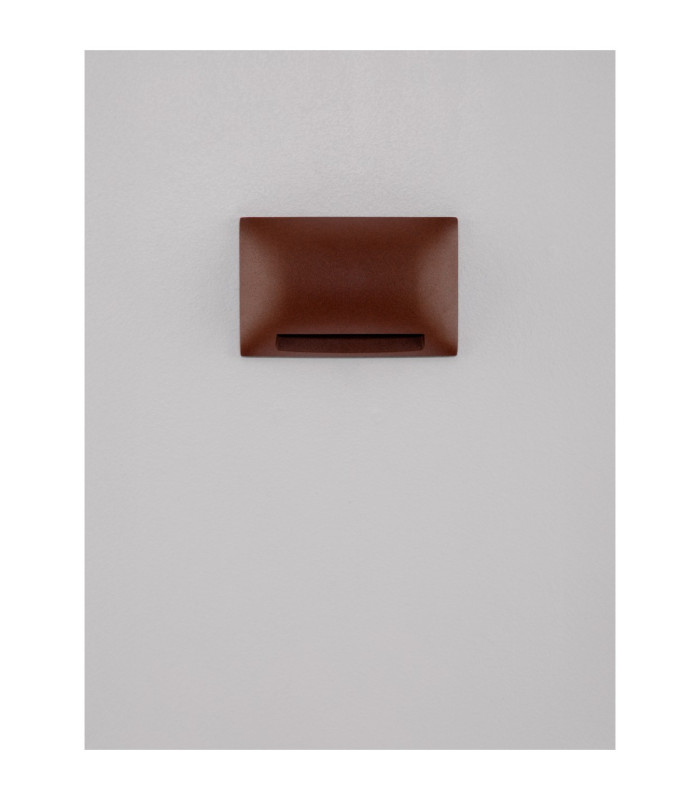 Sub Outdoor Flush Wall Lamp Corten LED 5W 225lm IP65 3000K-3