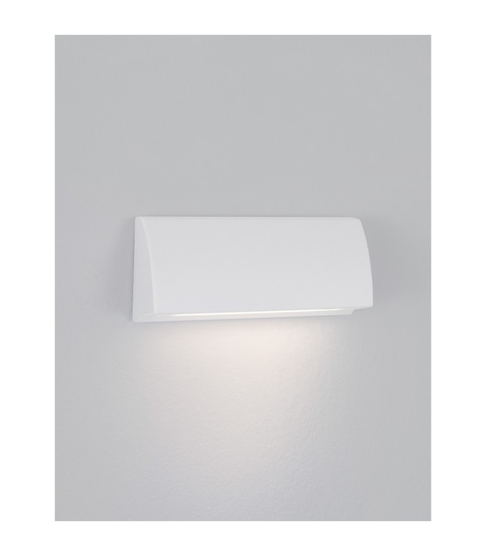 Liv Outdoor Flush Wall Lamp Sandy White LED 4W 245lm 3000K IP54-4