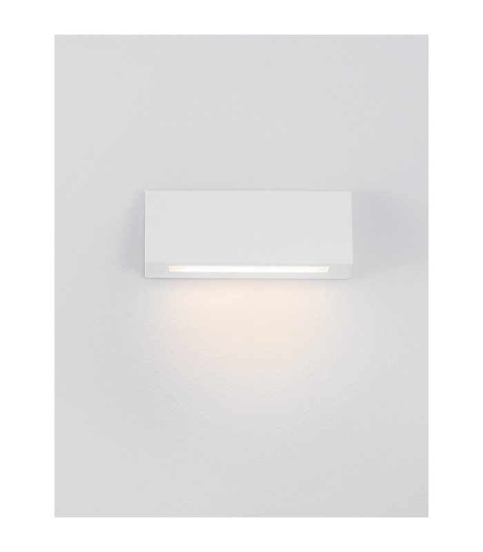 Liv Outdoor Flush Wall Lamp Sandy White LED 4W 245lm 3000K IP54-5