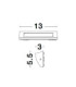 Liv Outdoor Flush Wall Lamp Sandy White LED 4W 245lm 3000K IP54-6