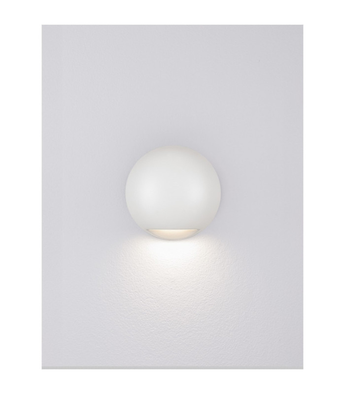 Passo Outdoor Flush Wall Lamp Sandy White LED 3W 130lm IP65 3000K-4