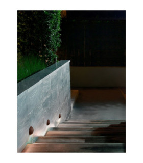 Passo Outdoor Flush Wall Lamp Corten LED 3W 130lm IP65 3000K-2
