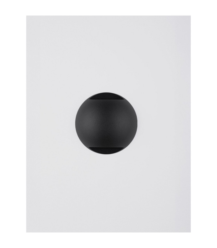 Passo Outdoor Flush Wall Lamp Sandy Black LED 4W 186lm IP65 3000K-3