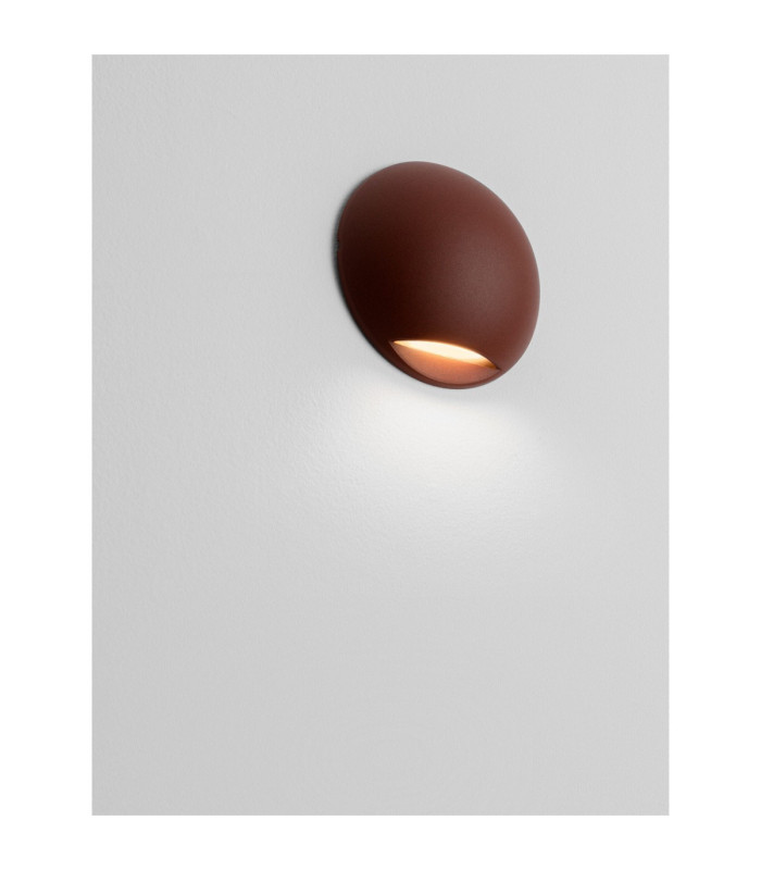 Passo Outdoor Flush Wall Lamp Corten LED 3W 130lm IP65 3000K-5