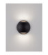 Passo Outdoor Flush Wall Lamp Sandy Black LED 4W 186lm IP65 3000K-4