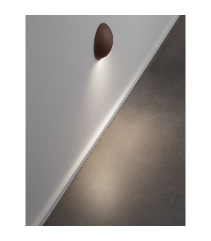 Passo Outdoor Flush Wall Lamp Corten LED 3W 130lm IP65 3000K-6