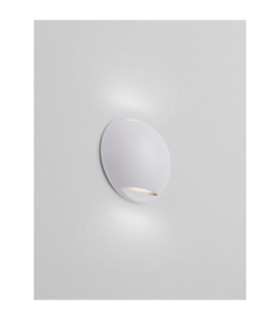 Passo Outdoor Flush Wall Lamp Sandy White LED 4W 186lm IP65 3000K-2