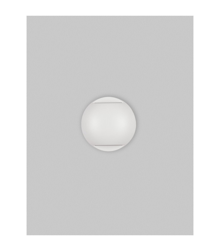 Passo Outdoor Flush Wall Lamp Sandy White LED 4W 186lm IP65 3000K-3