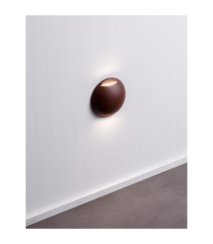Passo Outdoor Flush Wall Lamp Corten LED 4W 186lm IP65 3000K-5