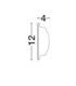 Passo Outdoor Flush Wall Lamp Sandy White LED 4W 186lm IP65 3000K-6