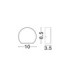 Sango Outdoor Flush Wall Lamp Sandy Black LED 4W 102lm IP54 3000K-7
