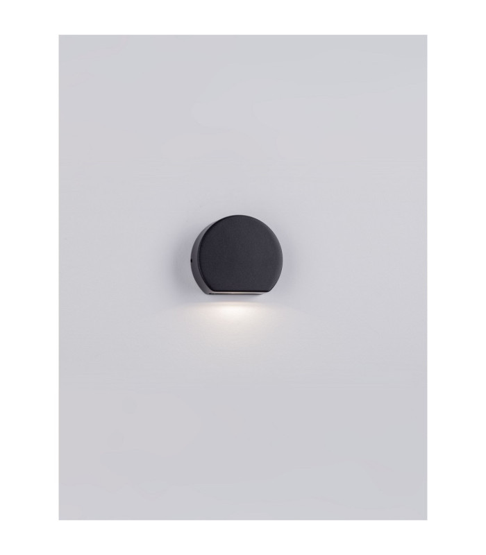Sango Outdoor Flush Wall Lamp Dark Grey LED 4W 102lm IP54 3000K-4
