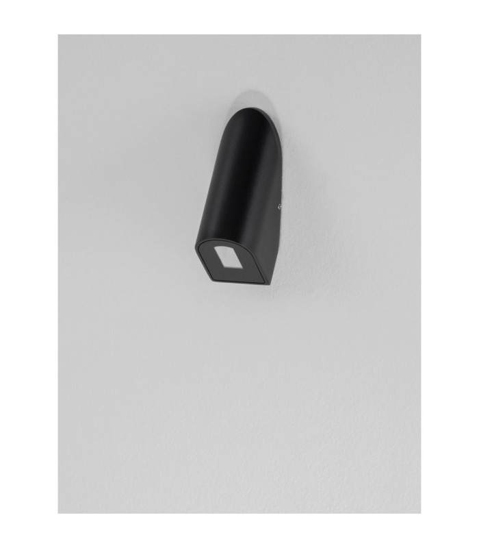 Soren Outdoor Flush Wall Lamp Sandy Black LED 3W 144lm IP65 3000K-3