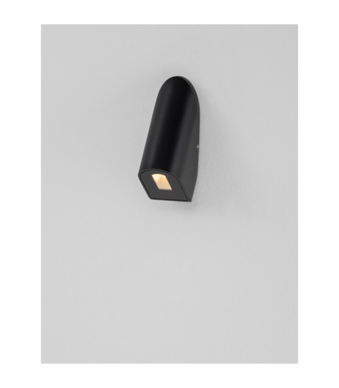 Soren Outdoor Flush Wall Lamp Sandy Black LED 3W 144lm IP65 3000K-4