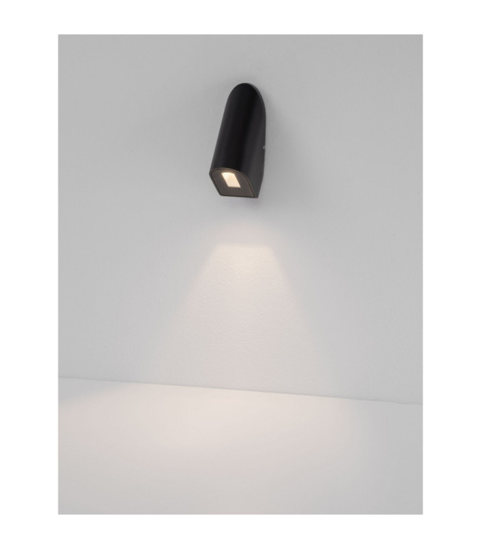 Soren Outdoor Flush Wall Lamp Sandy Black LED 3W 144lm IP65 3000K-5