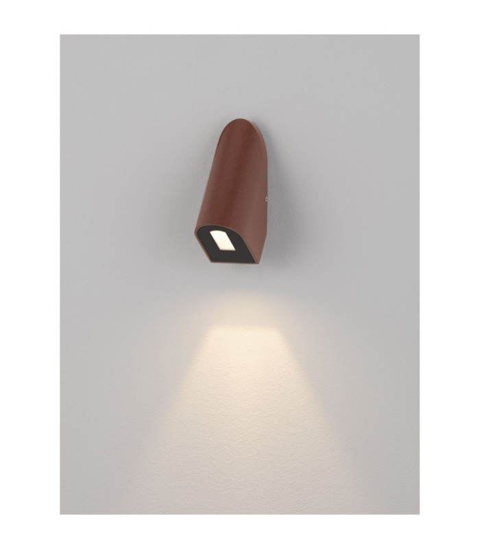 Soren Outdoor Flush Wall Lamp Corten LED 3W 144lm IP65 3000K-4