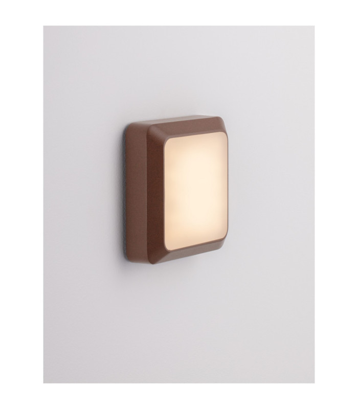 Appia Outdoor Flush Wall Lamp Corten LED 5W 367lm 3000K IP54-6