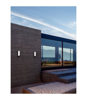 Appia Outdoor Flush Wall Lamp Dark Anthracite LED 5W 350lm 3000K IP54-2
