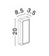 Appia Outdoor Flush Wall Lamp Dark Anthracite LED 5W 350lm 3000K IP54-7