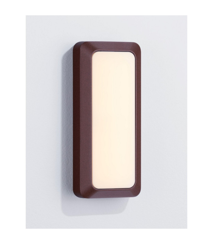 Appia Outdoor Flush Wall Lamp Corten LED 5W 350lm 3000K IP54-4