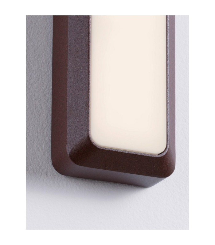 Appia Outdoor Flush Wall Lamp Corten LED 5W 350lm 3000K IP54-6