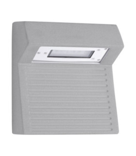 Moris Outdoor Wall Down Lamp Grey LED 8W 418lm 3000K IP65-1