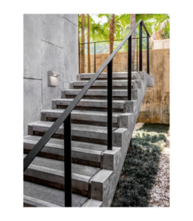 Moris Outdoor Wall Down Lamp Grey LED 8W 418lm 3000K IP65-2