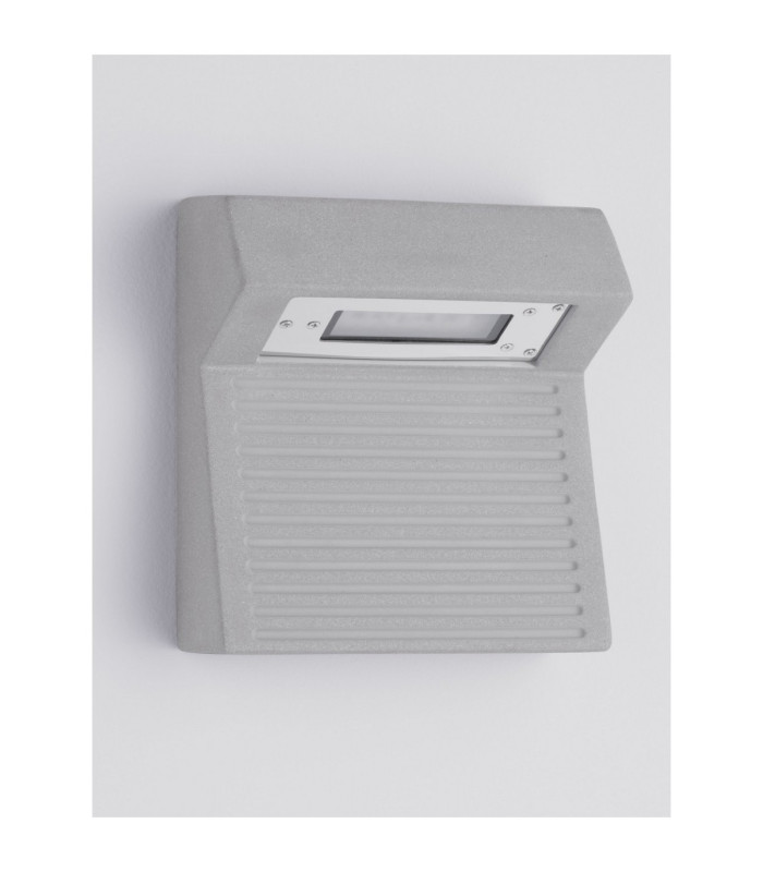 Moris Outdoor Wall Down Lamp Grey LED 8W 418lm 3000K IP65-3
