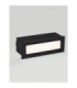 Echo Outdoor Recessed Wall Lamp Sandy Black LED 6W 370lm IP54 3000K-4