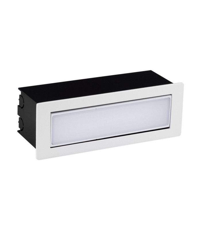 Echo Outdoor Recessed Wall Lamp Sandy White LED 6W 370lm IP54 3000K-1