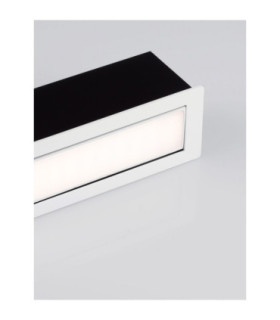 Echo Outdoor Recessed Wall Lamp Sandy White LED 6W 370lm IP54 3000K-2