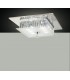 Flush Ceiling Square 6 Light Polished Chrome, Glass, Crystal - 2