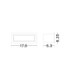 Echo Outdoor Recessed Wall Lamp Sandy White LED 6W 370lm IP54 3000K-6