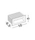 Vivion Outdoor Recessed Wall Lamp Sandy White LED 1W 29lm IP65 3000K-8