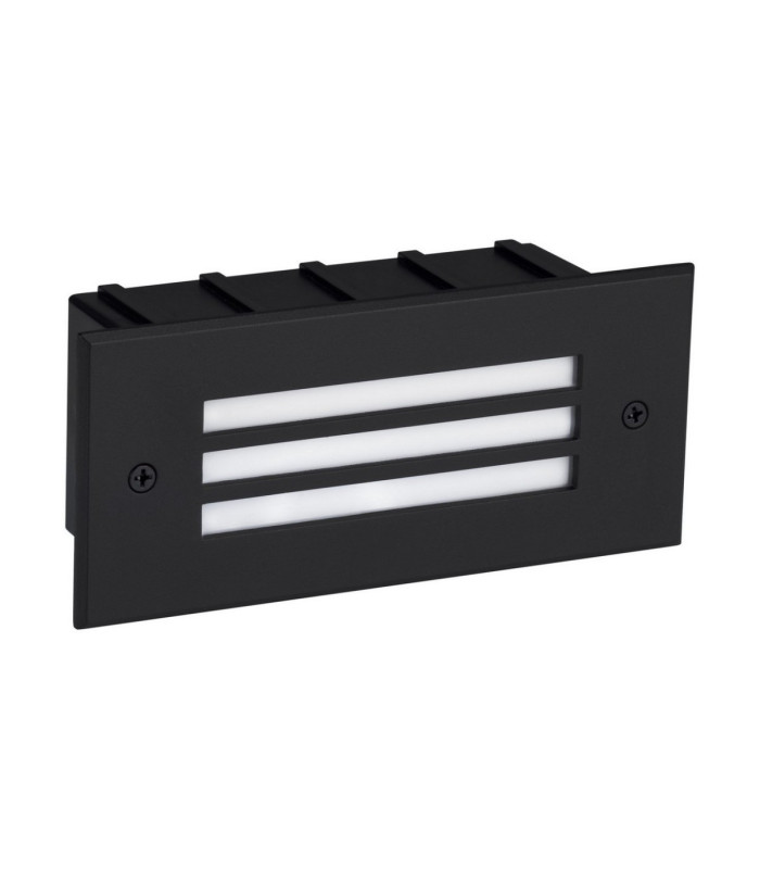 Off Outdoor Recessed Wall Lamp Sandy Black LED 4W 33lm IP65 3000K-1
