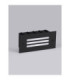 Off Outdoor Recessed Wall Lamp Sandy Black LED 4W 33lm IP65 3000K-3