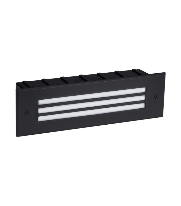 Off Outdoor Recessed Wall Lamp Sandy Black LED 6W 79lm IP65 3000K-1