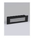 Off Outdoor Recessed Wall Lamp Sandy Black LED 6W 79lm IP65 3000K-3