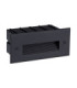 Polka Outdoor Recessed Wall Lamp Sandy Black LED 5W 55lm IP65 3000K-1