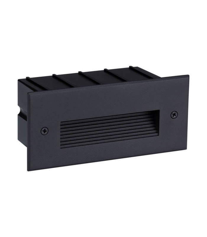 Polka Outdoor Recessed Wall Lamp Sandy Black LED 5W 55lm IP65 3000K-1