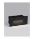 Polka Outdoor Recessed Wall Lamp Sandy Black LED 5W 55lm IP65 3000K-4