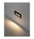 Polka Outdoor Recessed Wall Lamp Sandy Black LED 7W 73lm IP65 3000K-7