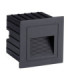 Polka Outdoor Recessed Wall Lamp Sandy Black LED 3W 31lm IP65 3000K-1