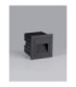 Polka Outdoor Recessed Wall Lamp Sandy Black LED 3W 31lm IP65 3000K-3