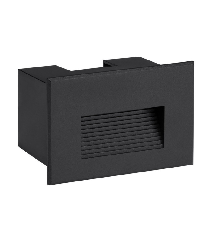 Polka Outdoor Recessed Wall Lamp Sandy Black LED 4W 58lm IP65 3000K-1