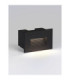 Polka Outdoor Recessed Wall Lamp Sandy Black LED 4W 58lm IP65 3000K-4